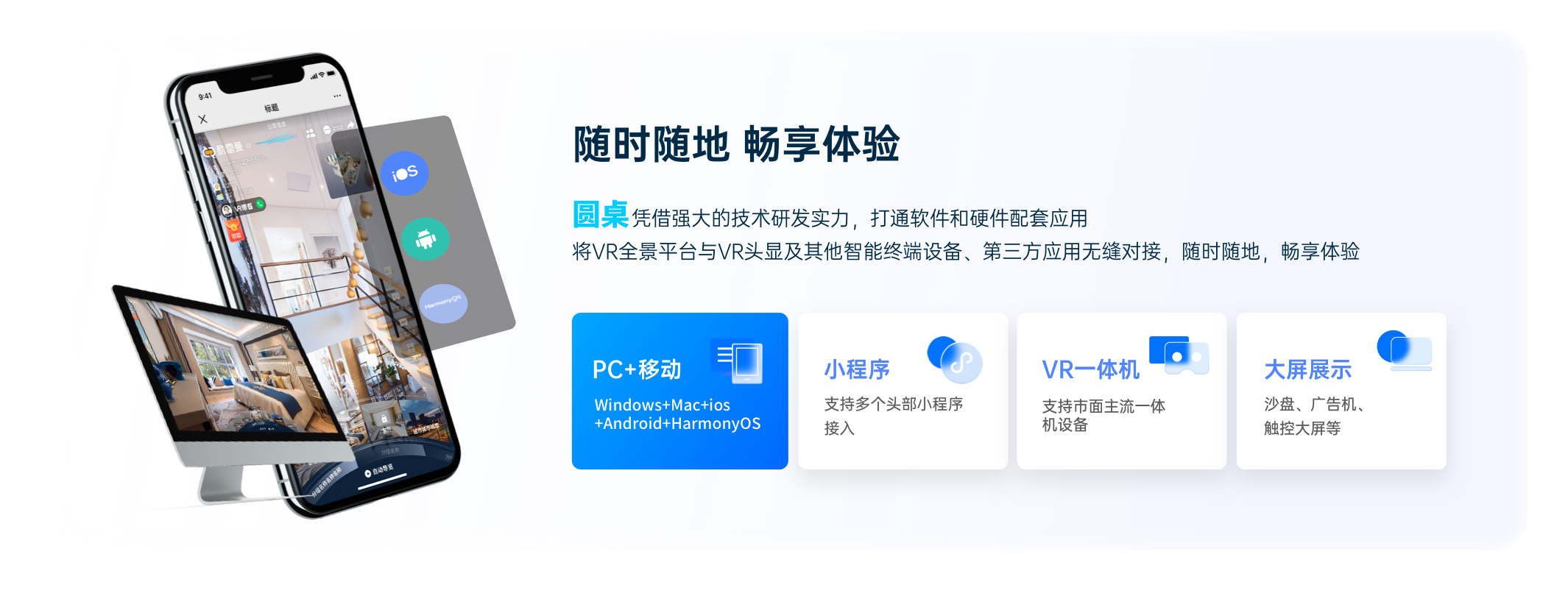 多渠道全景展示