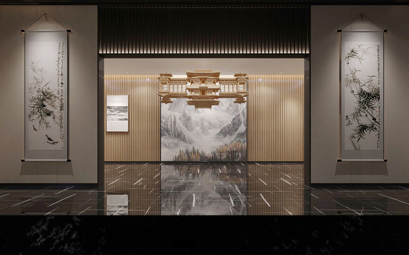 中國風(fēng)虛擬展廳模板設(shè)計_VR虛擬展廳模板制作-3D云展廳平臺