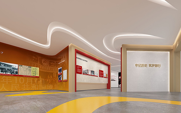 VR黨建虛擬展廳_紅色愛國黨建3D云展廳模板