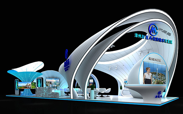 vr虛擬展廳制作模板_流線科技大氣線上云展廳