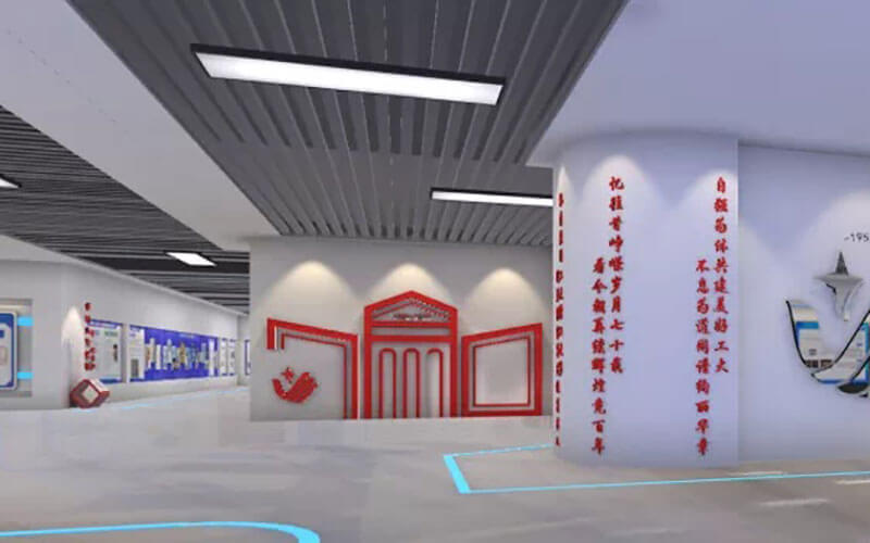 長春工業(yè)大學(xué)上線創(chuàng)新創(chuàng)業(yè)教育成果展覽，VR云展廳制作公司推薦