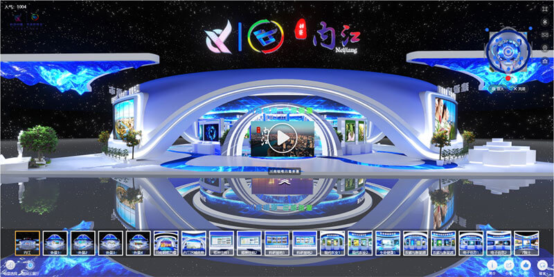 圓桌3D云展廳營銷平臺:提供線上云展廳制作 線上云展廳