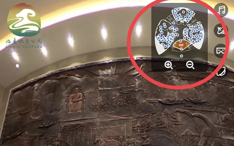 圓桌3D云展廳營(yíng)銷平臺(tái):提供VR全景云上展廳制作 VR博物館臨夏地質(zhì)公園博物館VR全景云上展廳