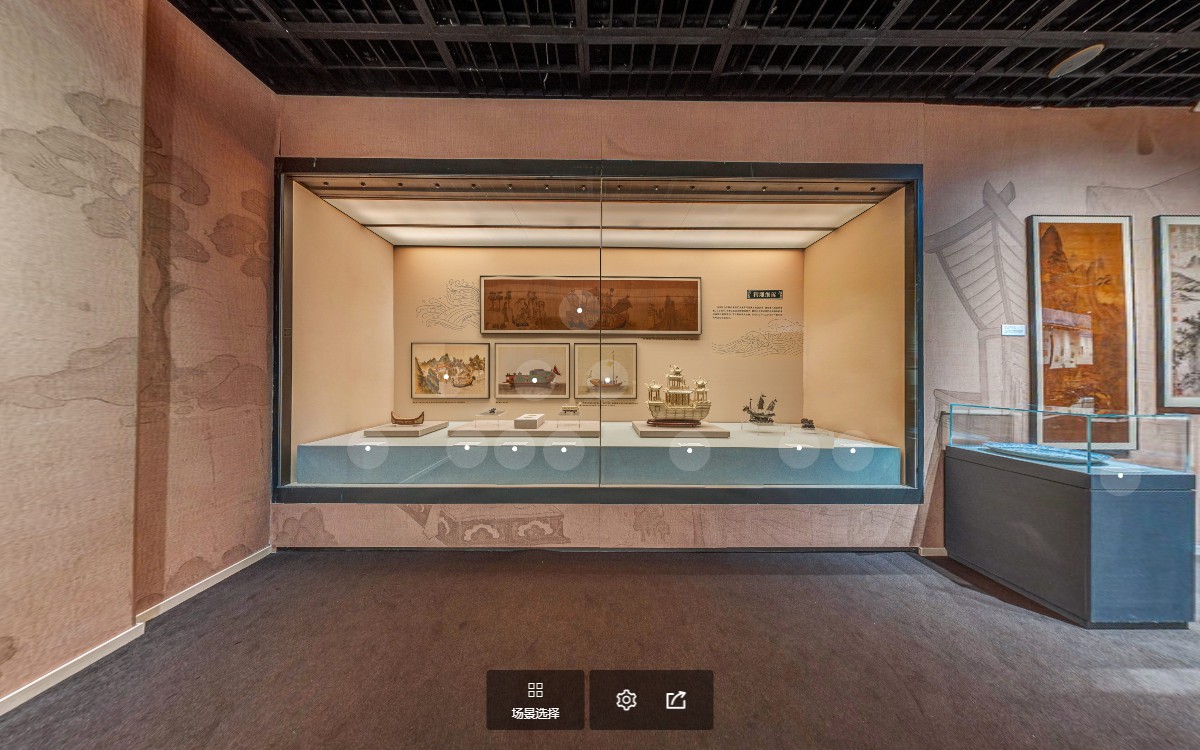 舟楫中國：中國古代舟船文化特展虛擬展廳的文化之舟船虛擬場景2