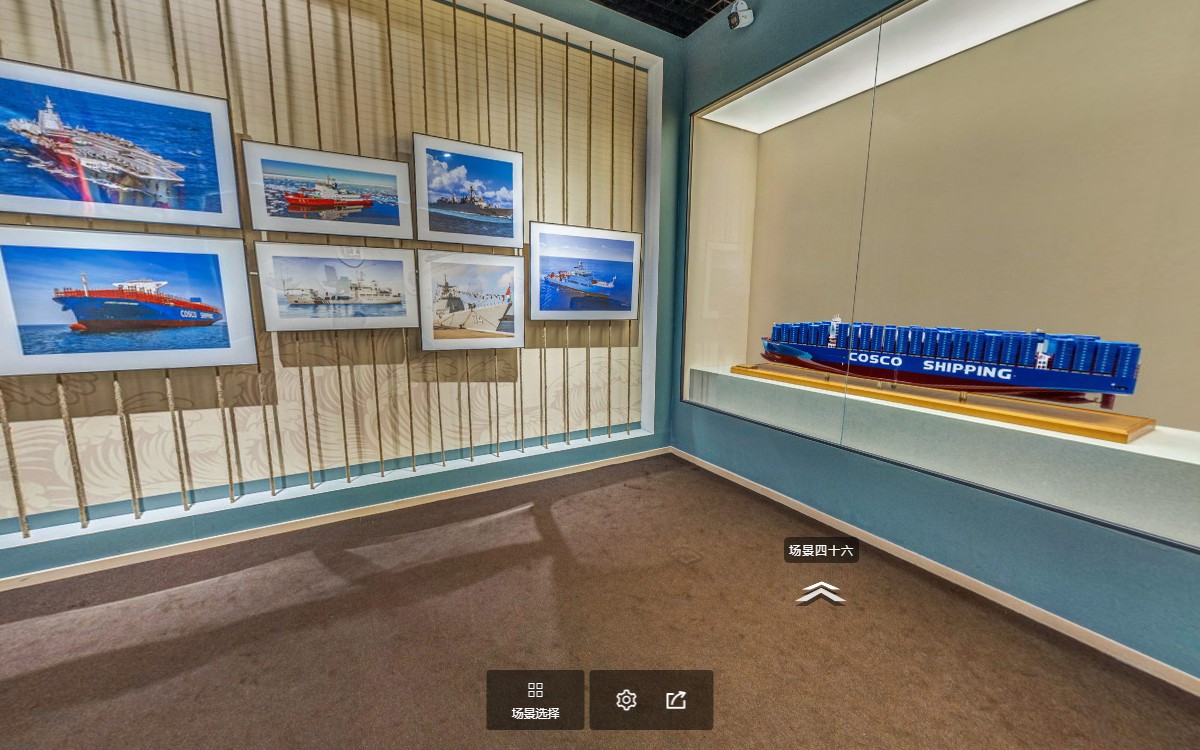 舟楫中國：中國古代舟船文化特展虛擬展廳的文化之舟船虛擬場景3