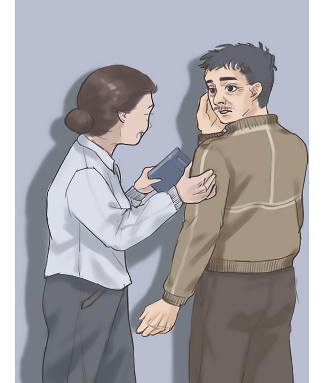 反邪教警示教育虛擬展館漫畫《農婦拋夫棄子散財，只因為信了這個“邪”》