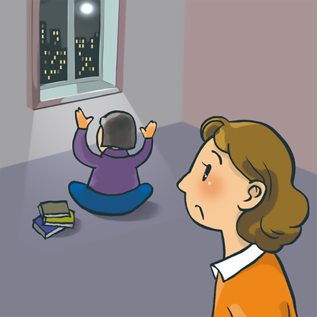 反邪教警示教育虛擬展館漫畫《一封郵件改變她的人生》