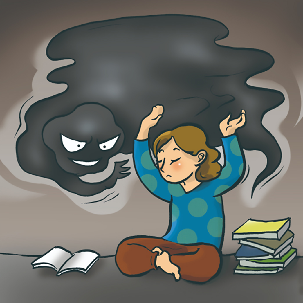 反邪教警示教育虛擬展館漫畫《一封郵件改變她的人生》