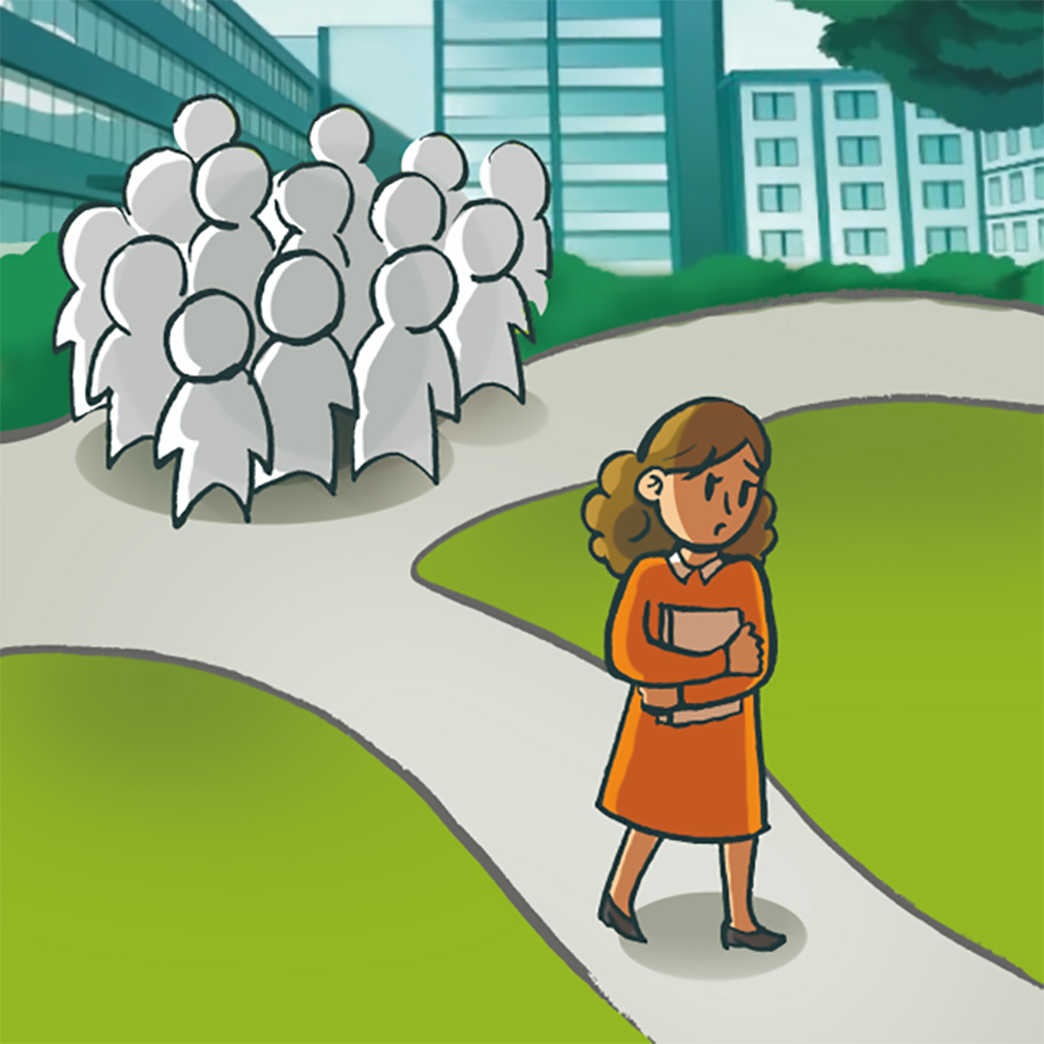 反邪教警示教育虛擬展館漫畫《一封郵件改變她的人生》