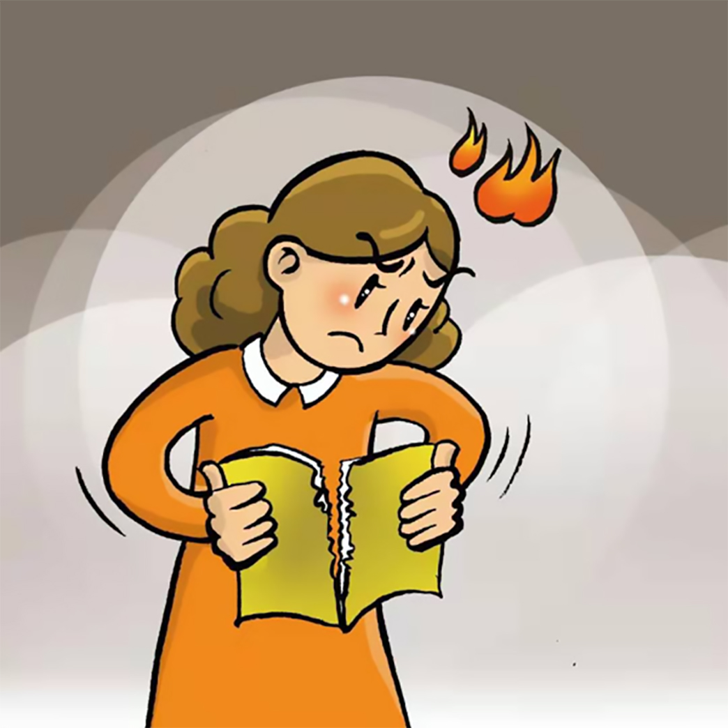 反邪教警示教育虛擬展館漫畫《一封郵件改變她的人生》