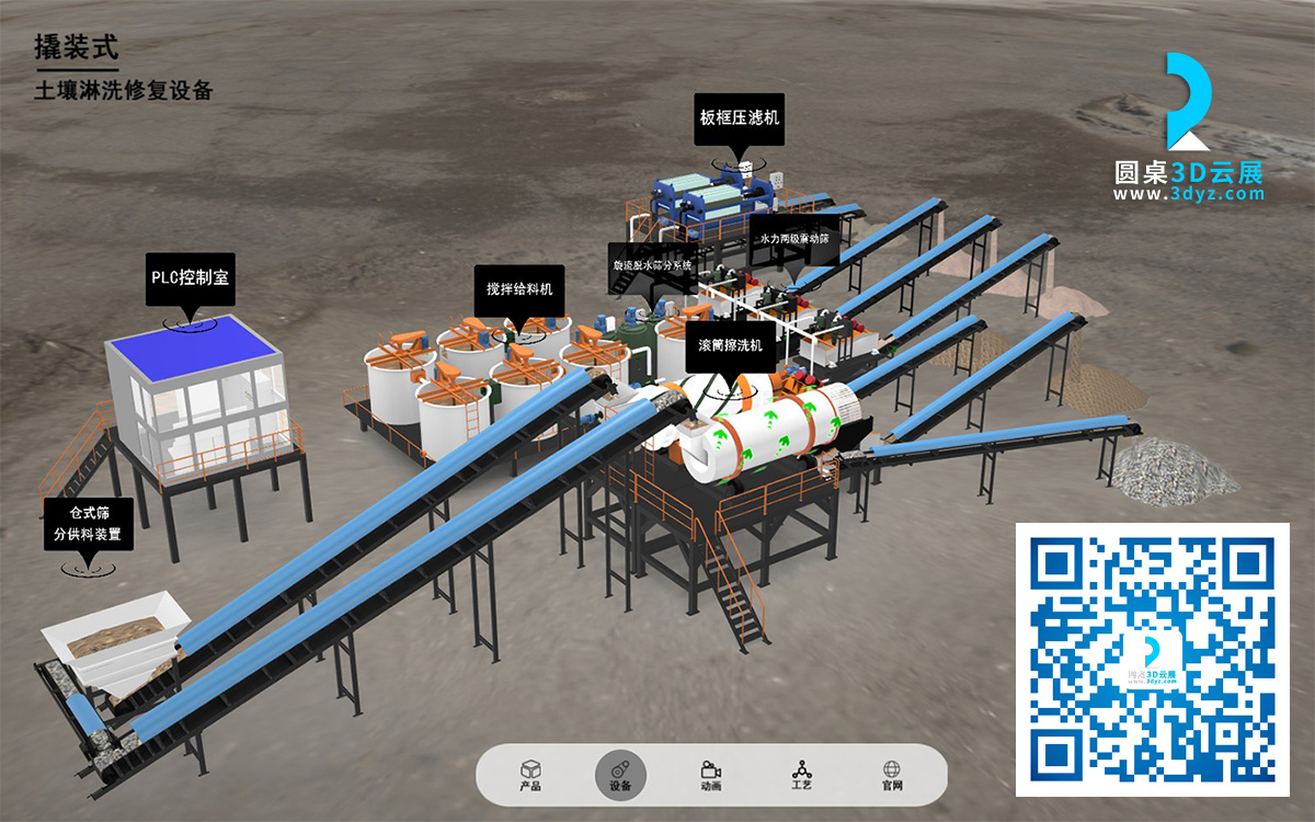 機(jī)械設(shè)備流水線3D可視化